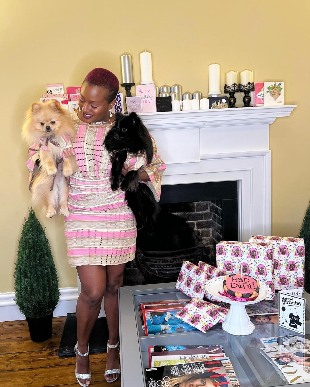 “You brought out the mother in me” – DJ Cuppy says as she celebrates her dogs’ 1st birthday in style (photos) 3 274171040 4737447273030367 5123864766879810503 n