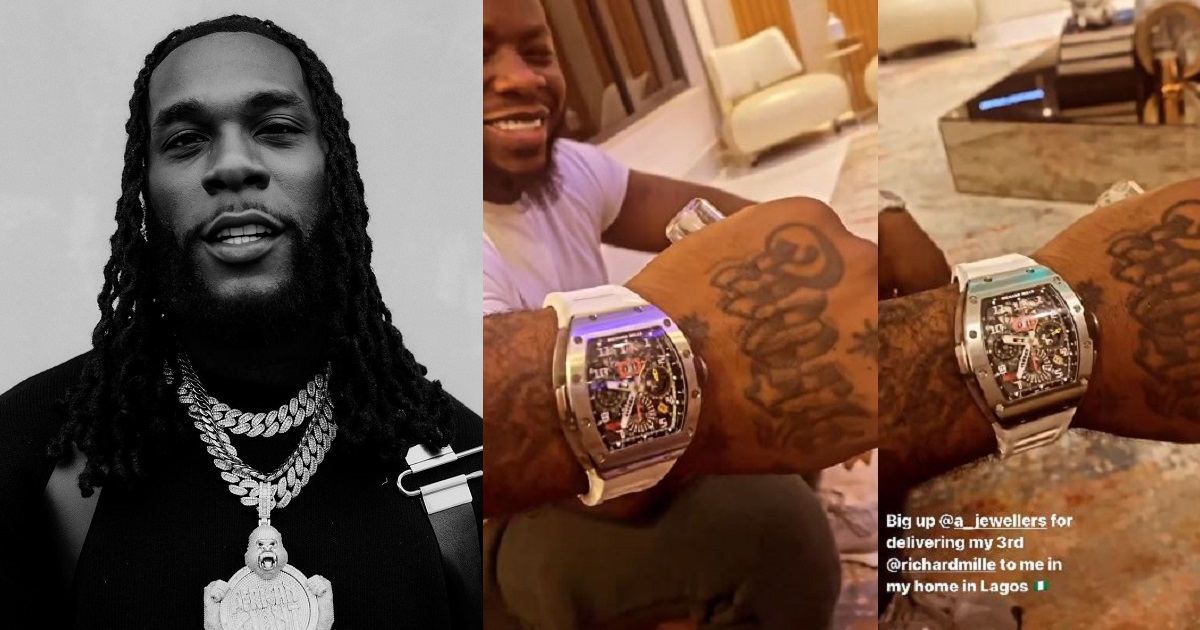 Burnaboy splashes