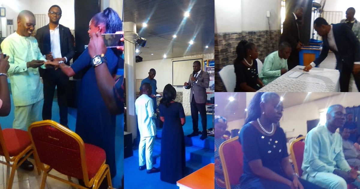 “My wife advised me not to lavish money for the ceremony but add it to my business”– Nigerian man reveals he spent less than N50,000 on his wedding (photos)