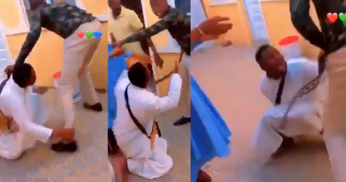 “A flagrant display of abuse of power” – Reaction as a Soldier flogs his girlfriend’s “bestie” (video)