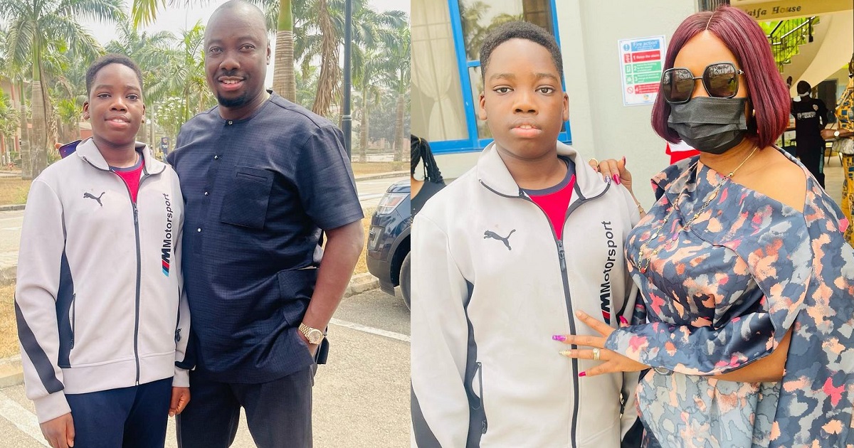Nigerians react to Obi Cubana’s first son, Alex’s grades in school