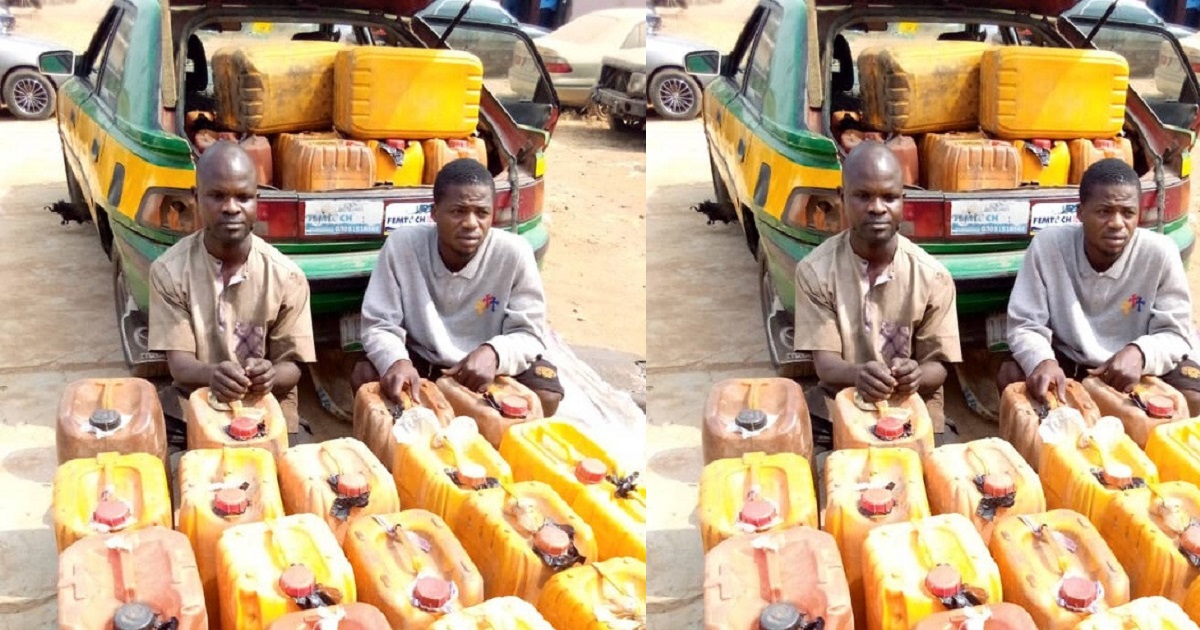 Two arrested with 30 kegs of fuel in Kwara