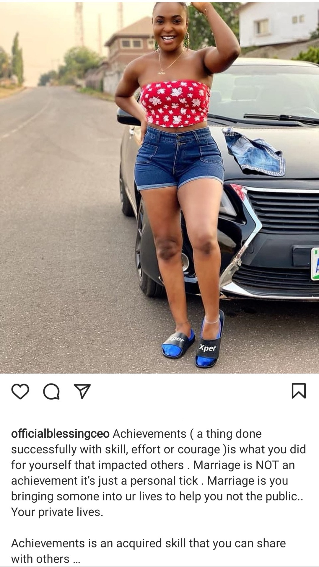 Blessing Okoro declares