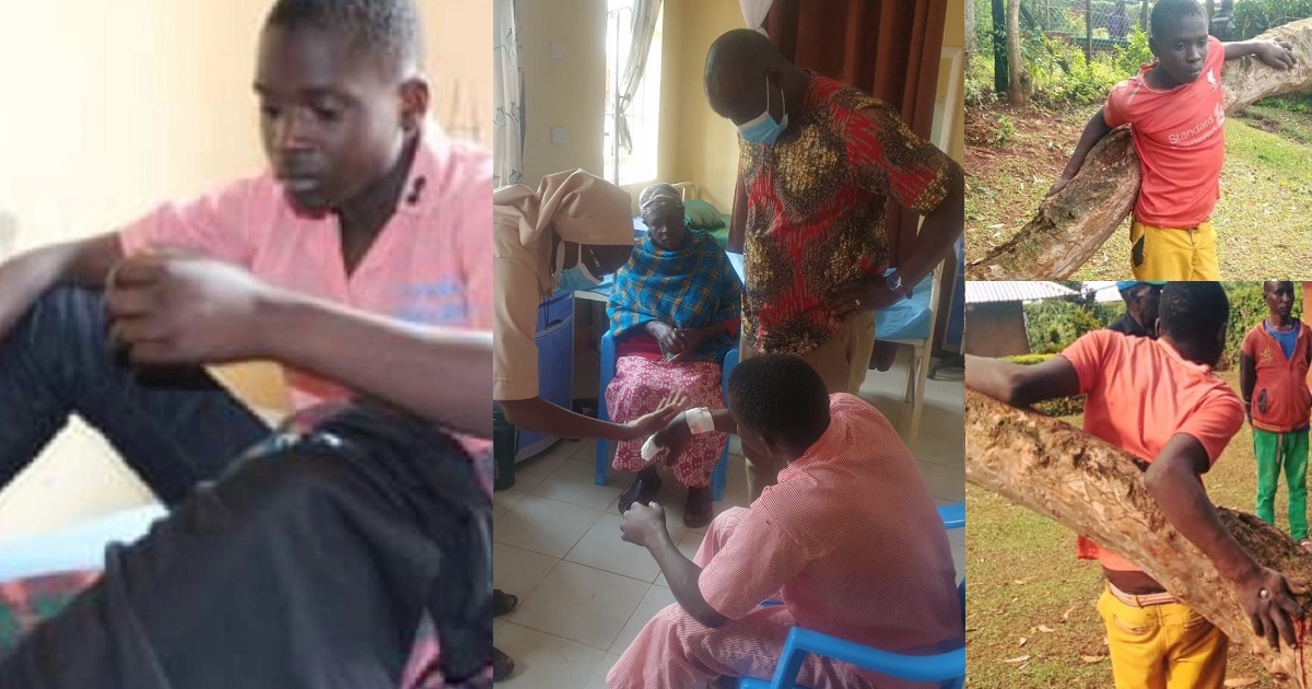 “Stop comparing me to Jesus, I’m a victim of torture” – Traumatized teenager who was nailed to a tree cries out