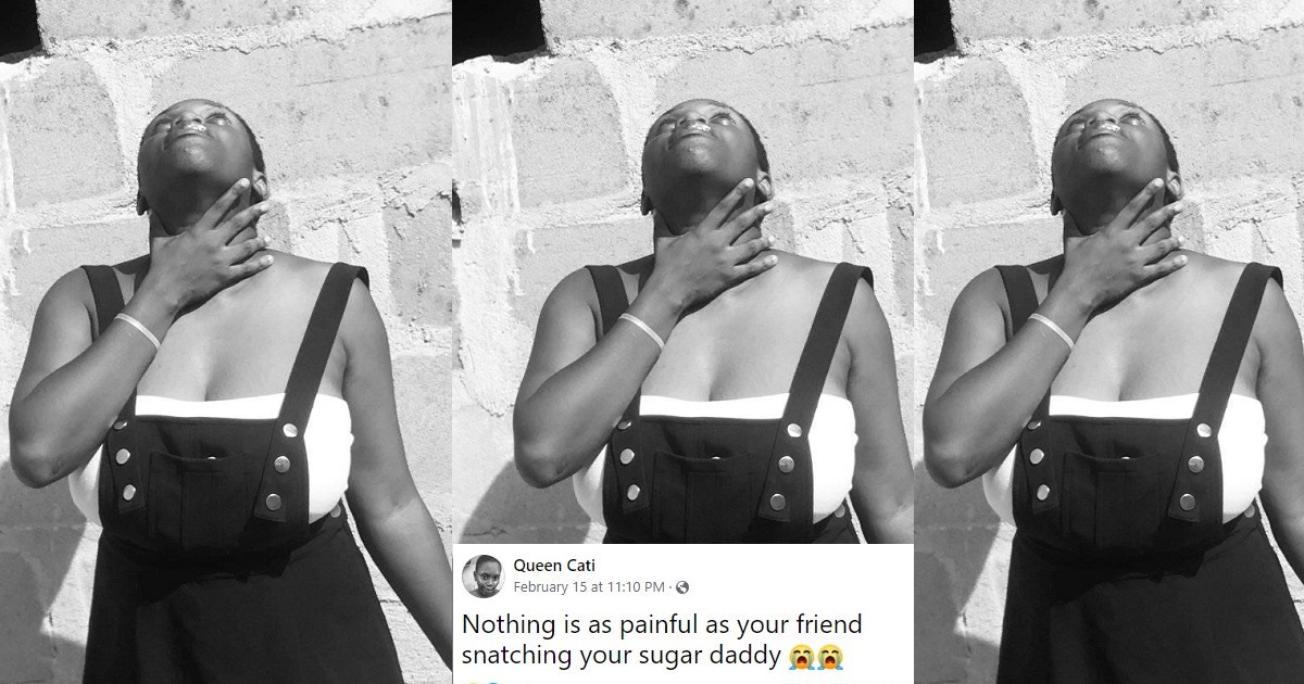 “Sugar daddy ain’t for keeps, share the pot belly around” – Reactions as Nigerian lady laments after friend snatched her sugar daddy