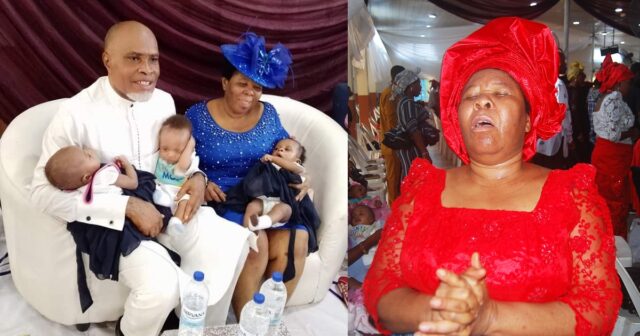 Nigerian couple welcome