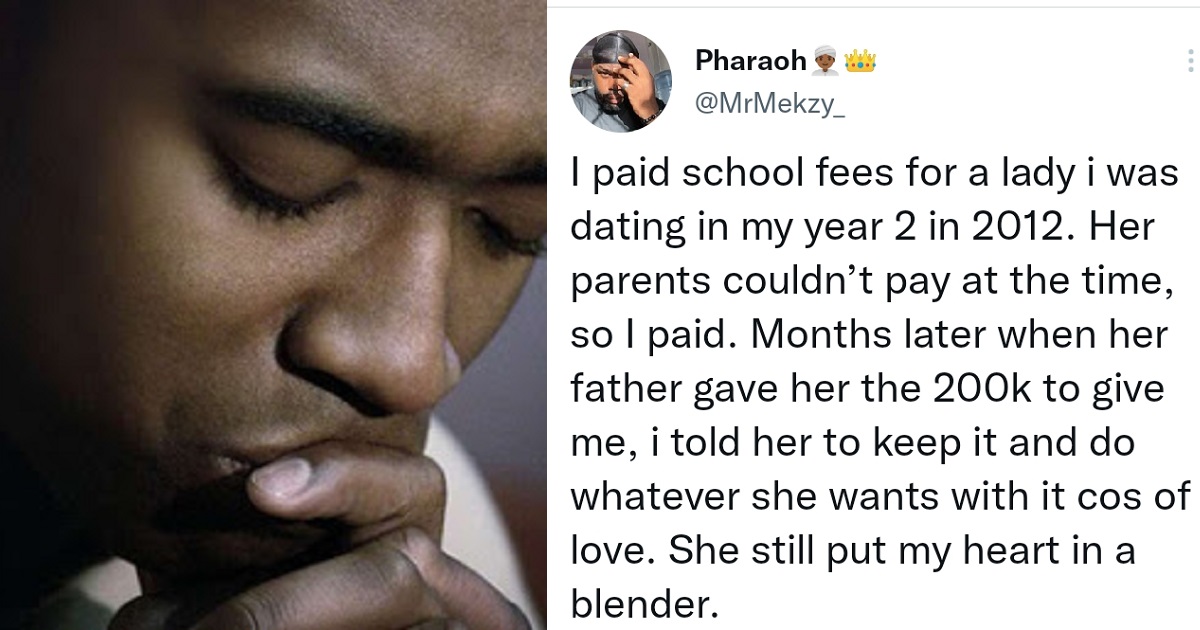 Man recounts how girlfriend whose university fees he paid broke up with him and still invited him to her wedding