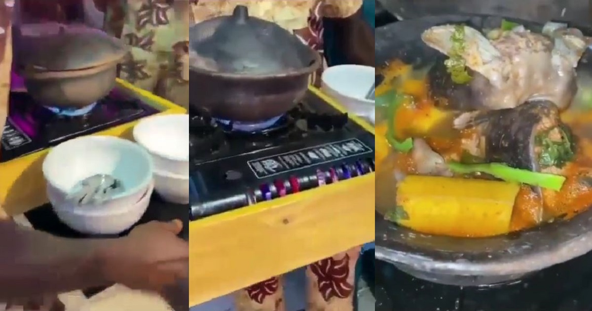 Party guests served