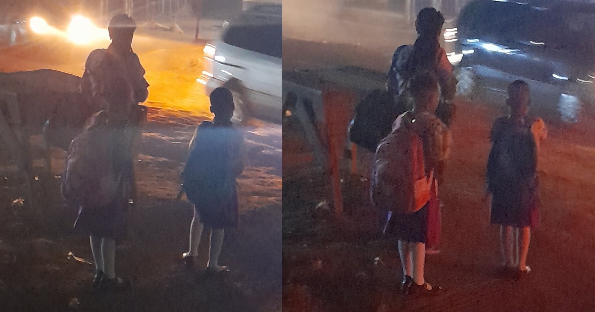 “Allow kids to be kids” – Social media user blast parents who prepare their kids for school at 5am