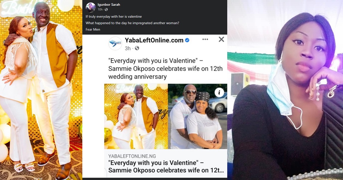 “Fear men” – Governor Obaseki’s senior aide criticizes Sammie Okposo over Valentine’s Day message to his wife