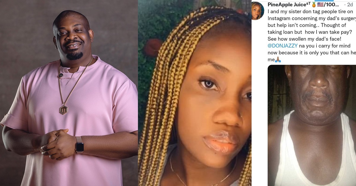 Don Jazzy gives lady N1.2 million for her father’s surgery after their family couldn’t raise enough money for it (Video)