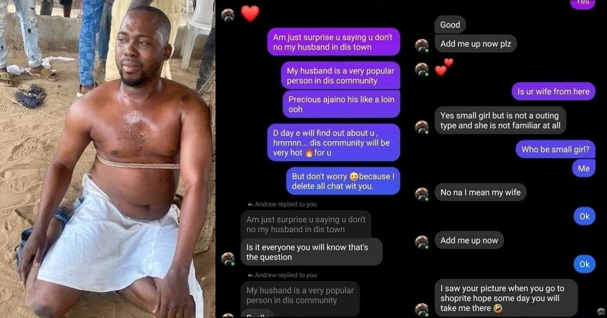 Married man tied