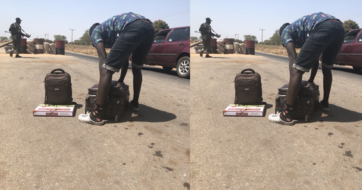 “Do we still have rights in Nigeria?” – Aggrieved man asks after a military officer forcefully cuts his hair at a checkpoint in Kaduna