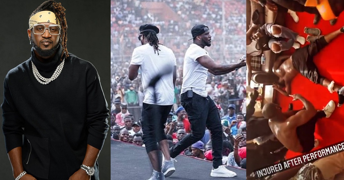 Singer, Paul Okoye sustains injury after a performance in Liberia