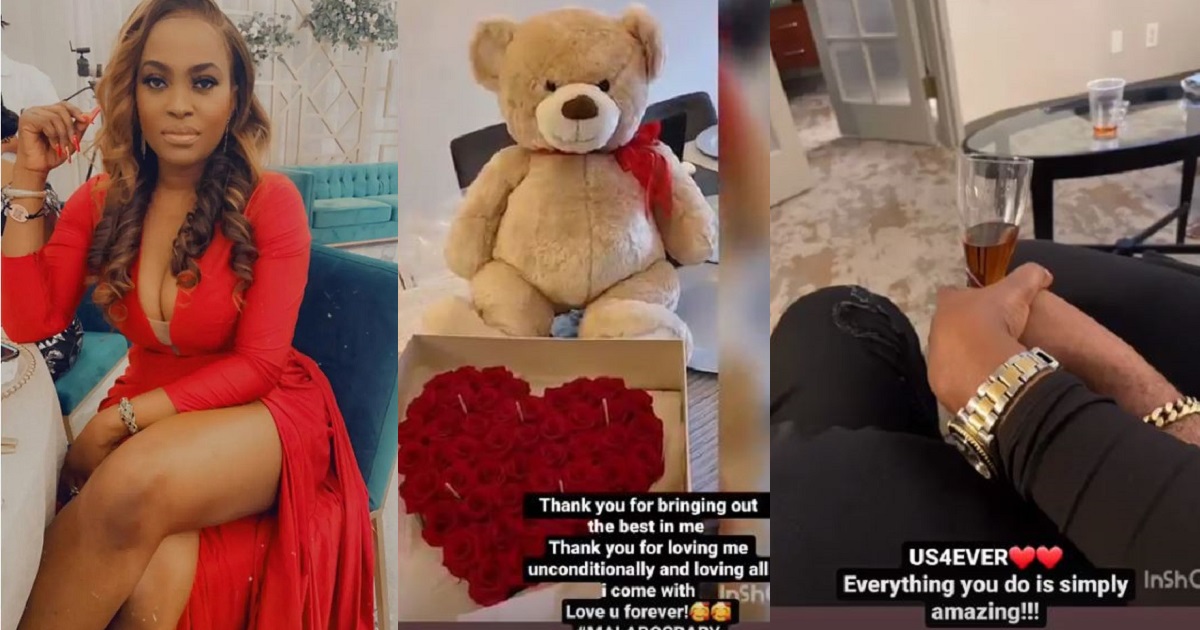 Pero Adeniyi gushes over gifts she got from her new man on Valentine’s Day (video)