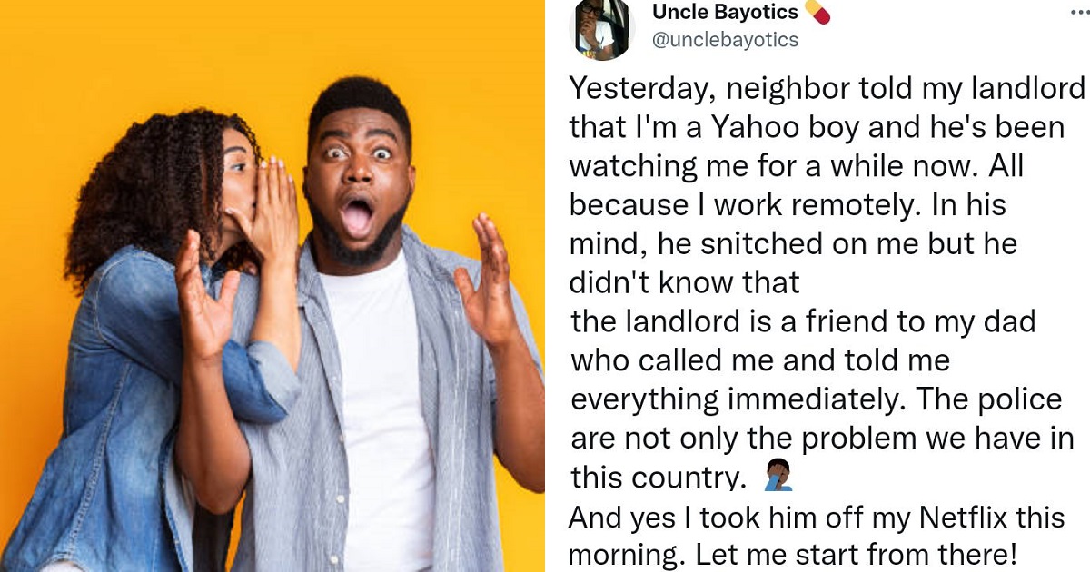 Nigerian man reveals