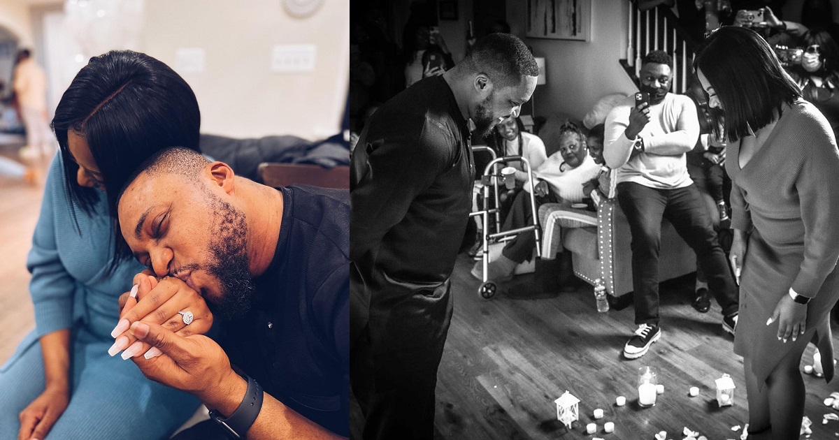 Gospel singer, Tim Godfrey, proposes to his girlfriend (photos)