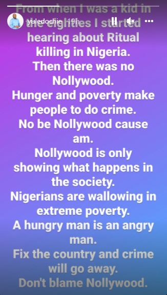 Yul Edochie reacts