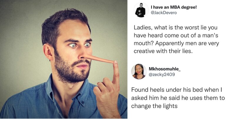 Ladies share the ‘worst lie’ they’ve heard from a Man.
