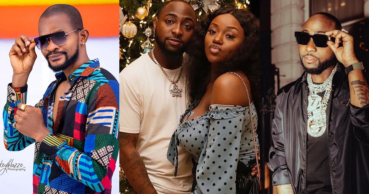 “If you no go marry her no dey use am grow your career” – Uche Maduagwu accuses Davido of using Chioma to promote his show