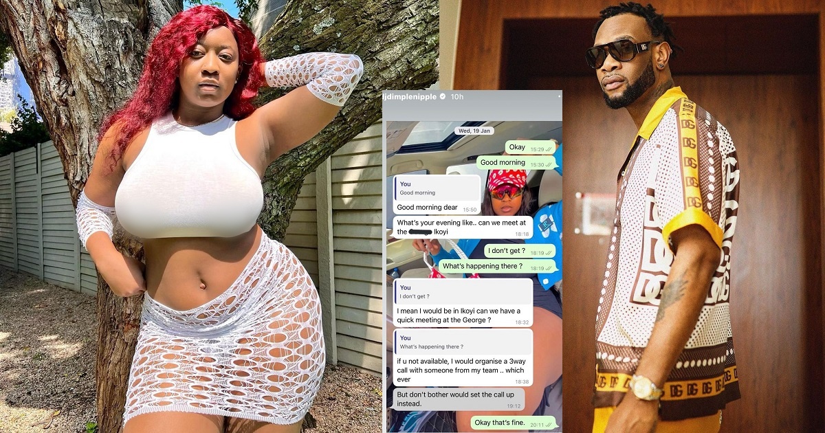 Female DJ calls out singer, DPrince after he blocked her for allegedly refusing to meet him at an hotel for a job meeting [Details]