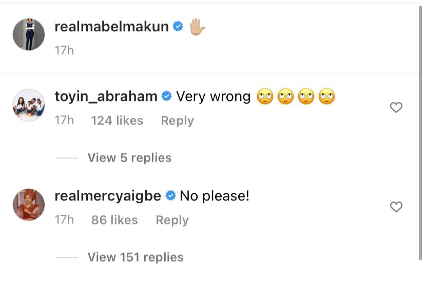 “It’s very wrong to kiss a baby that’s not yours” – Actress Toyin Abraham 5 TY d
