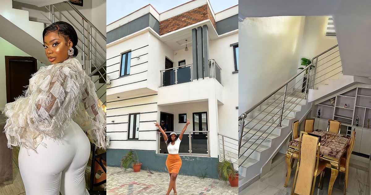 Skit maker, Ashmusy acquires a multi-million naira mansion to celebrate 1M Instagram followers (Photos)