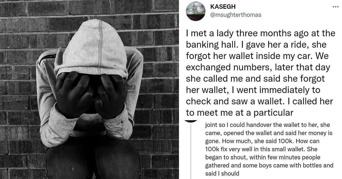 Man raises