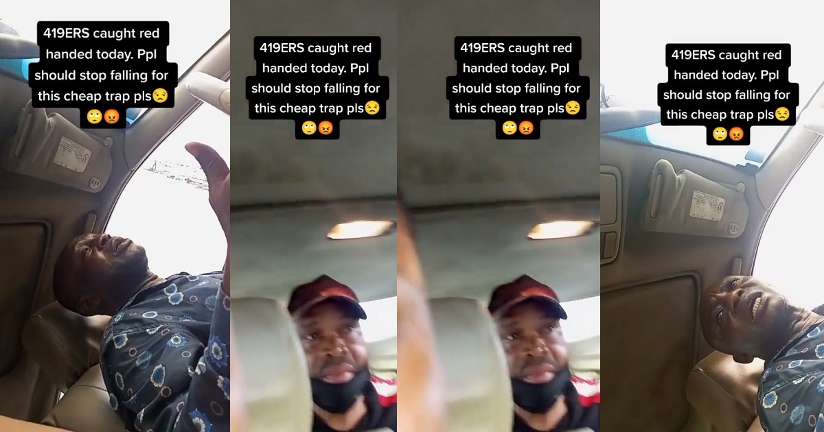 Nigerian lady shares video of her encounter with 419ers who were trying to use an old trick on her (watch video)