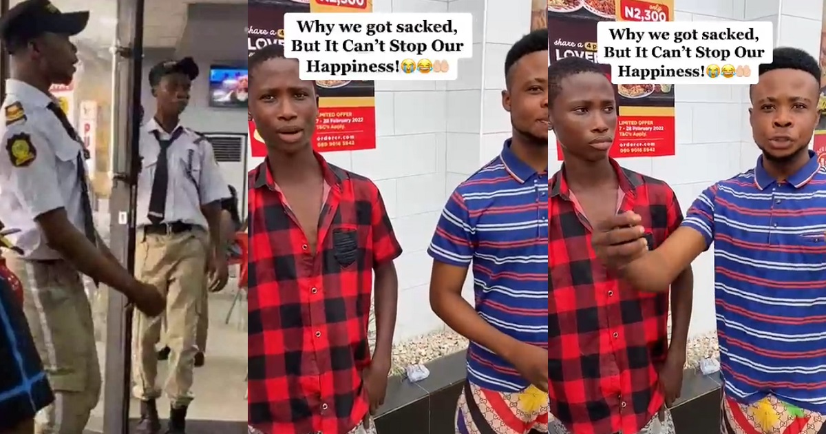 “We haven’t been paid our salary, they can sack us but we will not stop being happy” – Dancing Happy Security Guards say