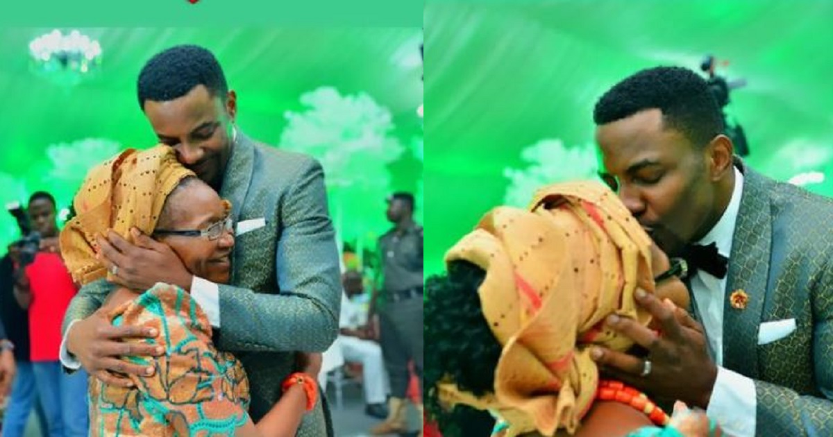 Ebuka celebrates his mother on her 75th birthday