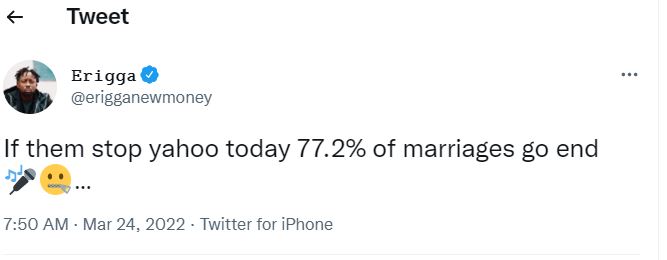 “Many marriages will end if Yahoo Yahoo is stopped” – Rapper, Erigga 4 feref5