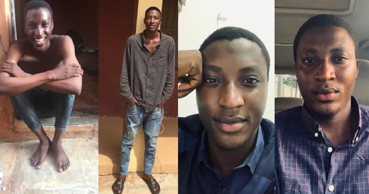 Nigerian man shares photos of his incredible transformation one year after quitting hard drugs (photos)