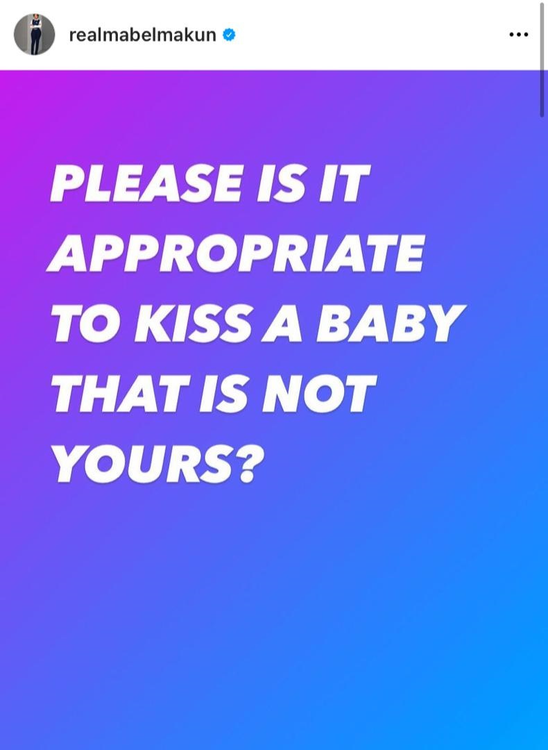 “It’s very wrong to kiss a baby that’s not yours” – Actress Toyin Abraham 4 kiss baby