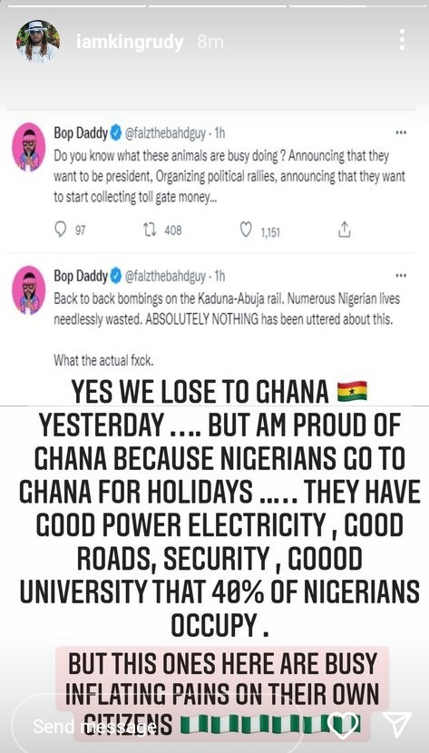 World Cup: “I am proud of Ghana, they have good electricity, security, road and universities” – Singer, Paul Okoye 3 krd