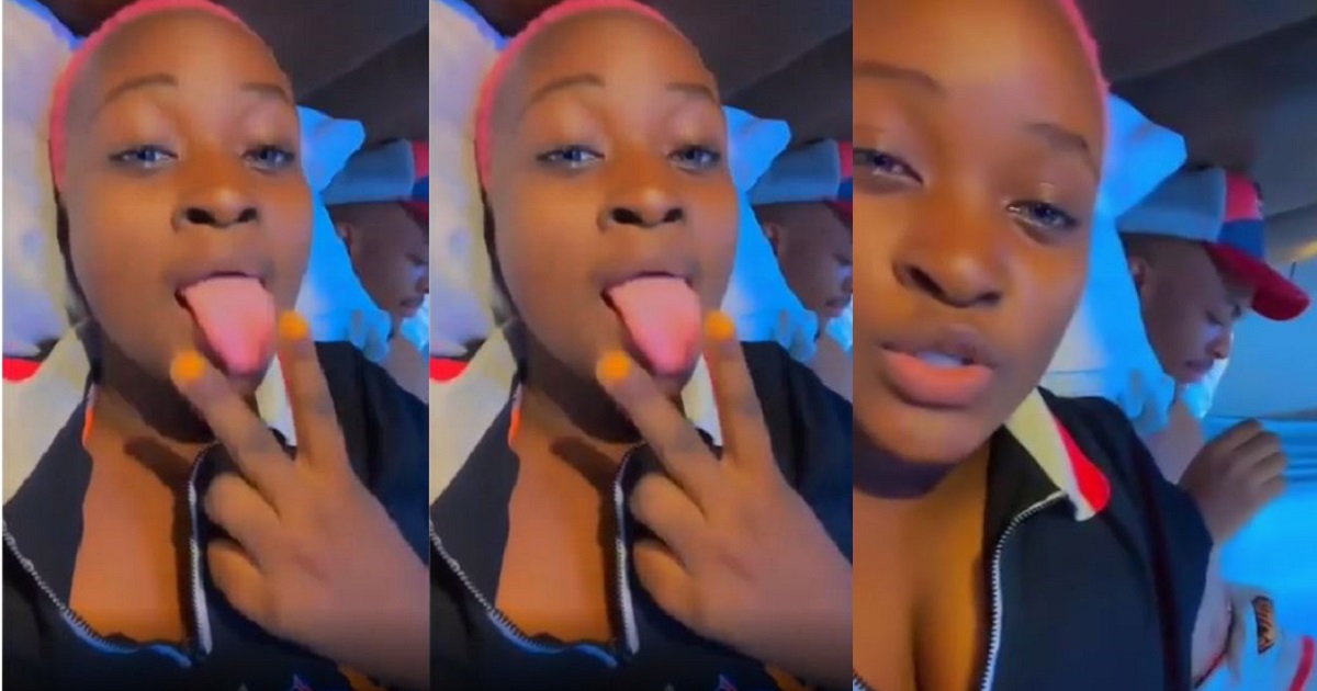 “Anita your man too sweet” – Side chic notifies main girlfriend after love-making with her boyfriend (Video)
