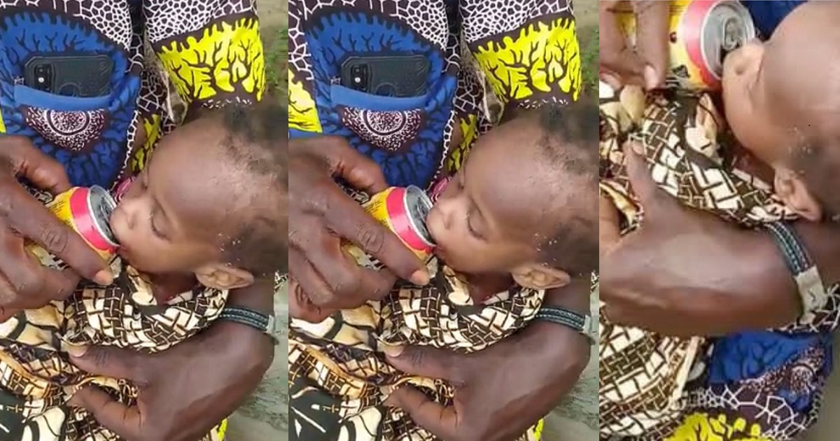 Man raises alarm after baby was dumped in front of his house (video)