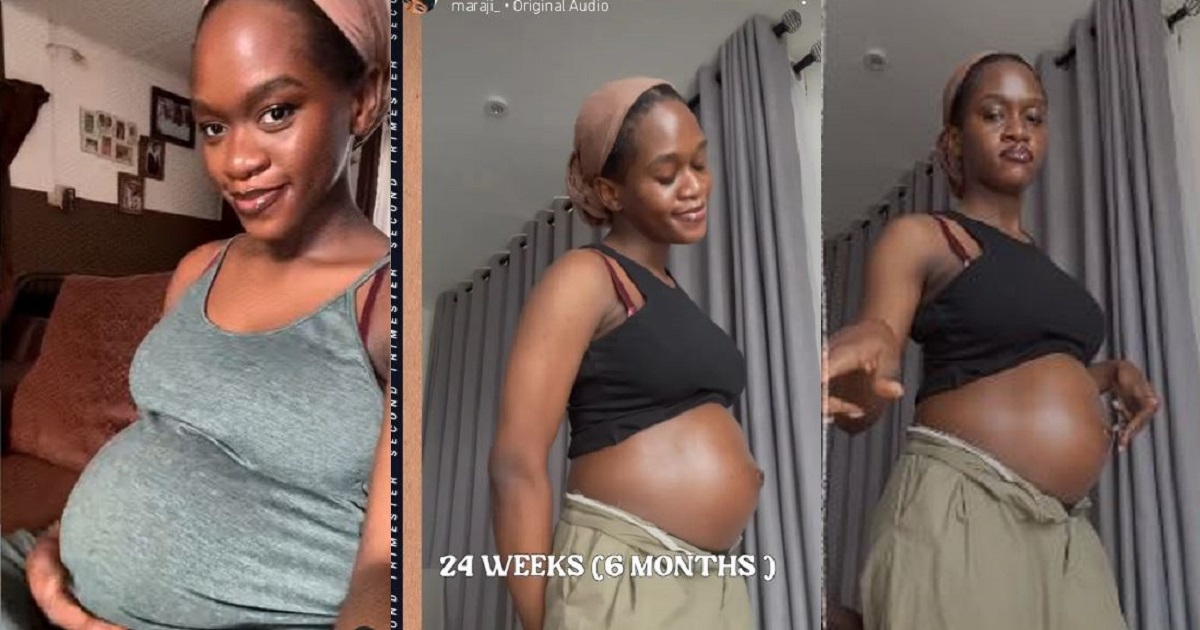 Maraji flaunts baby bump, reveals her baby’s gender (video)