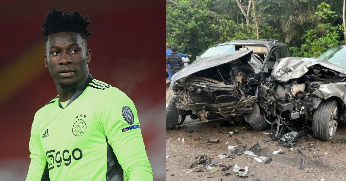 Cameroon goalkeeper Andre Onana survives horrific car accident unharmed