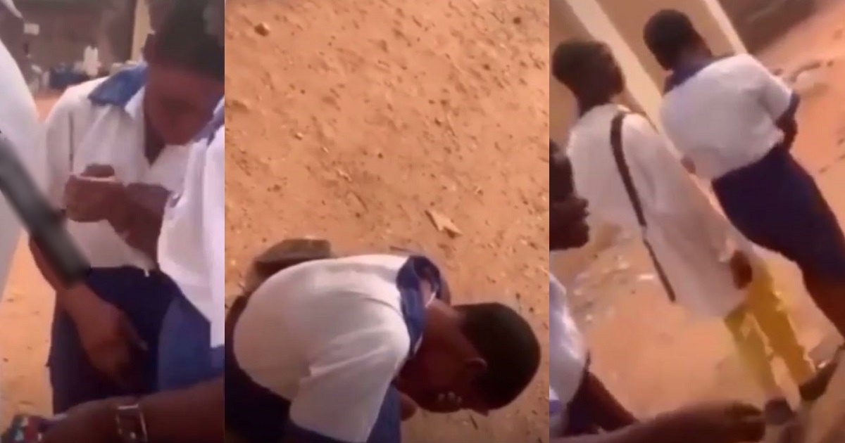 “Na ordinary N5k e spend on you for Valentine” – Classmates console SS1 student as she breaks down in tears after being dumped by boyfriend (video)