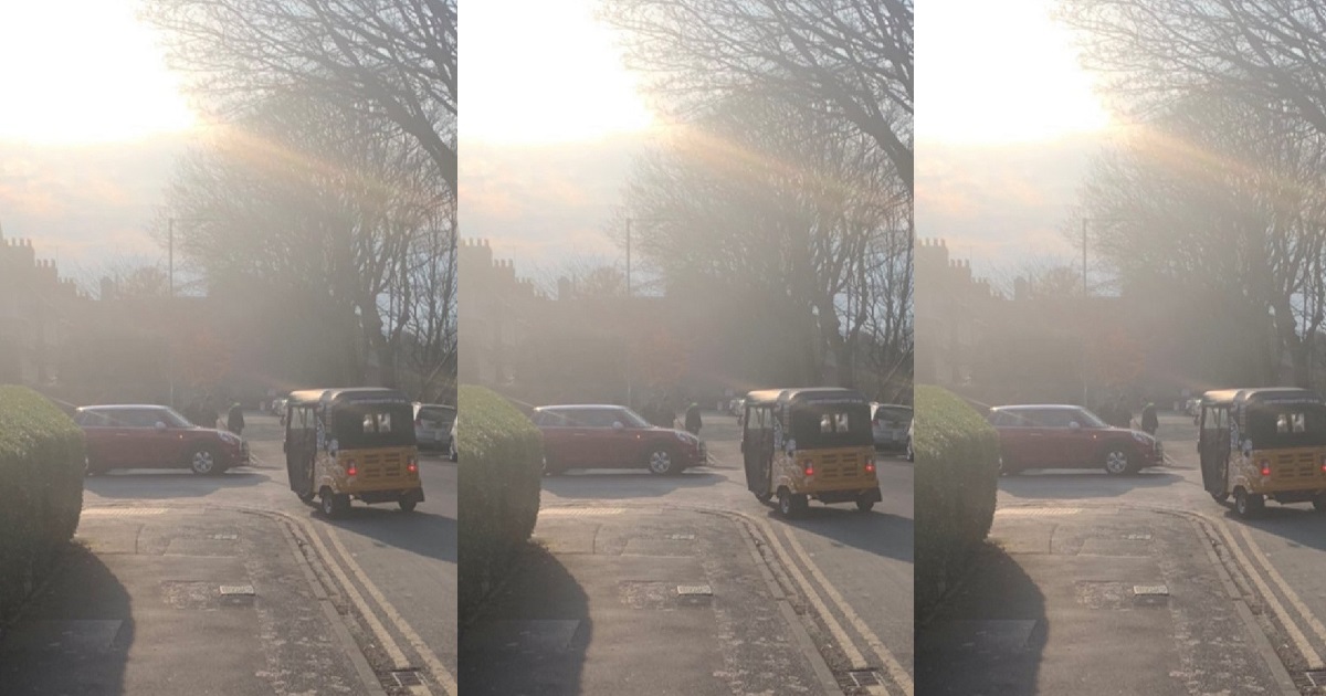 Nigerian amused to find keke napep in the UK