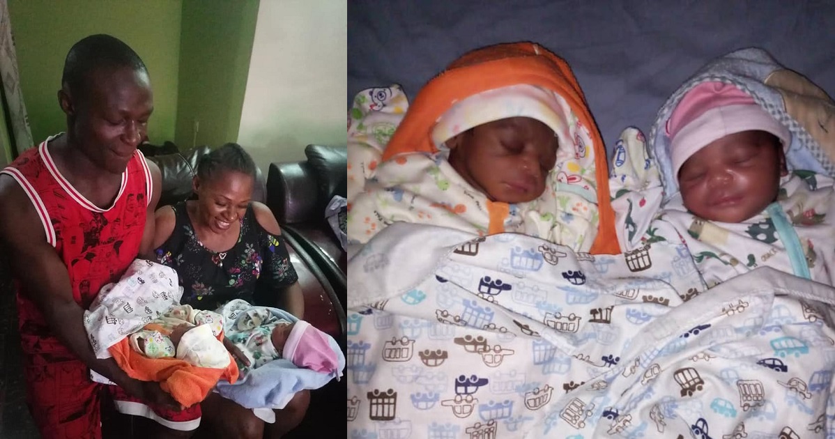 Nigerian couple welcome twins after 18 years of waiting
