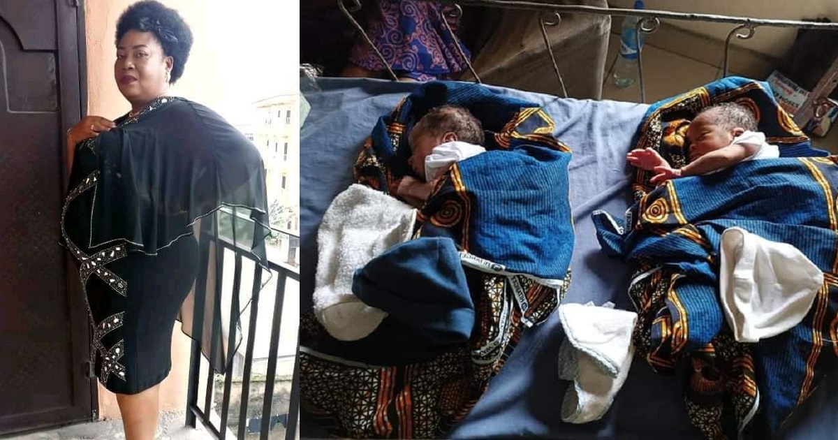 Nigerian woman gives birth to twins after 16 years of waiting (photos)