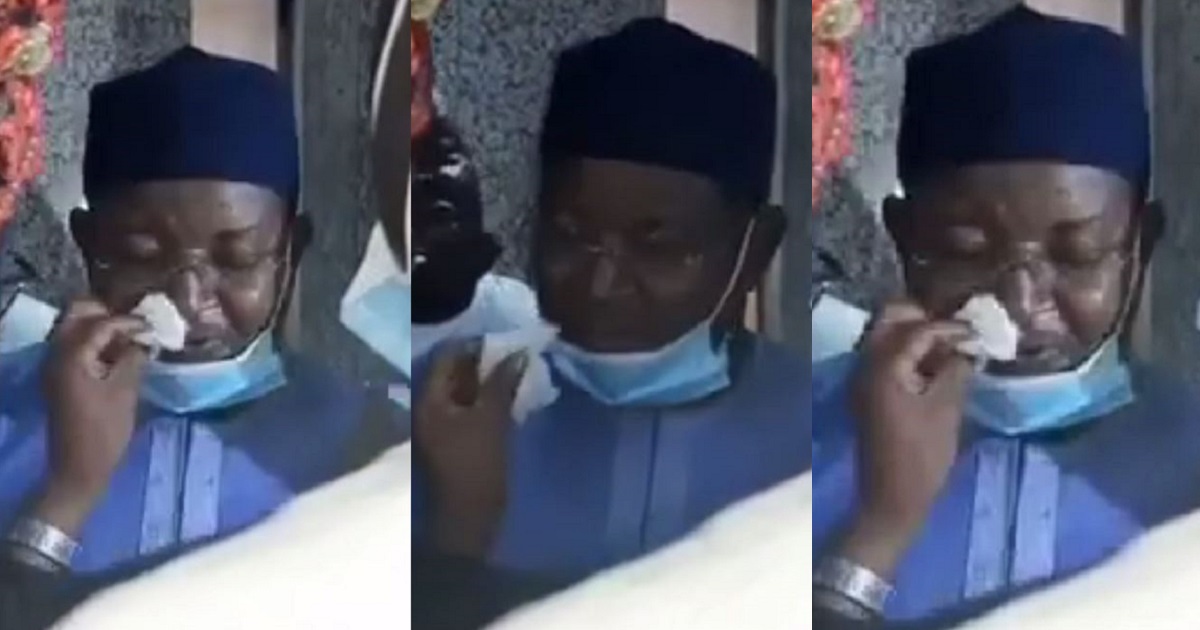 Video of former NNPC GMD, Andrew Yakubu, crying after court cleared him of money laundering charges