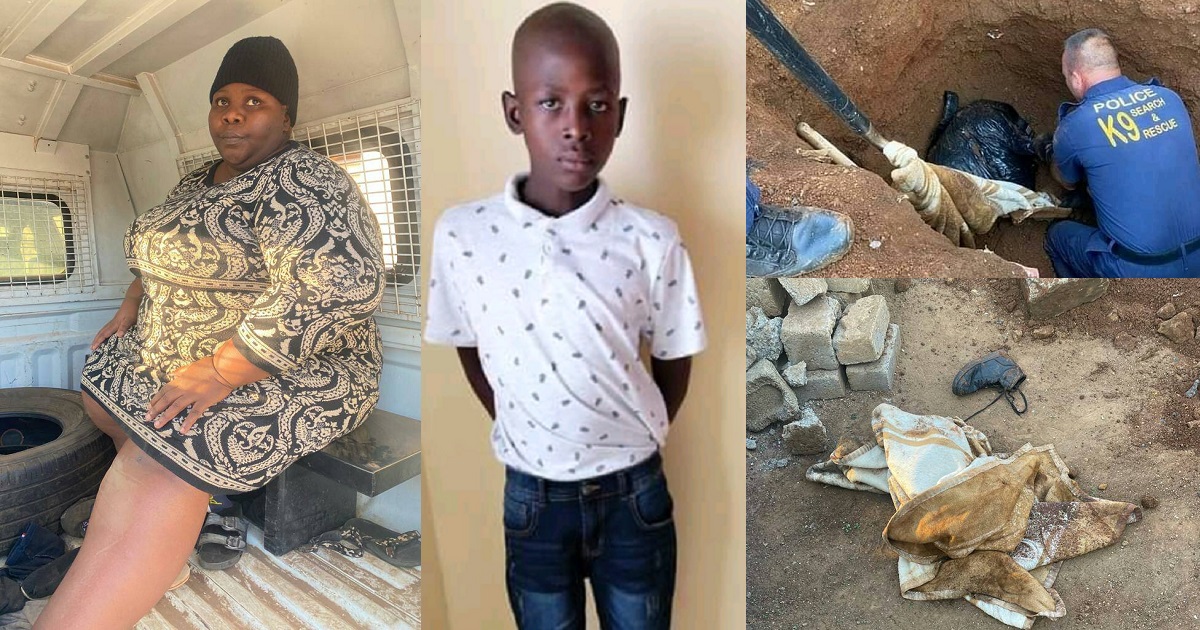 Body of 16-year-old South African boy found buried in his aunt’s backyard weeks after she reported him missing (photos)