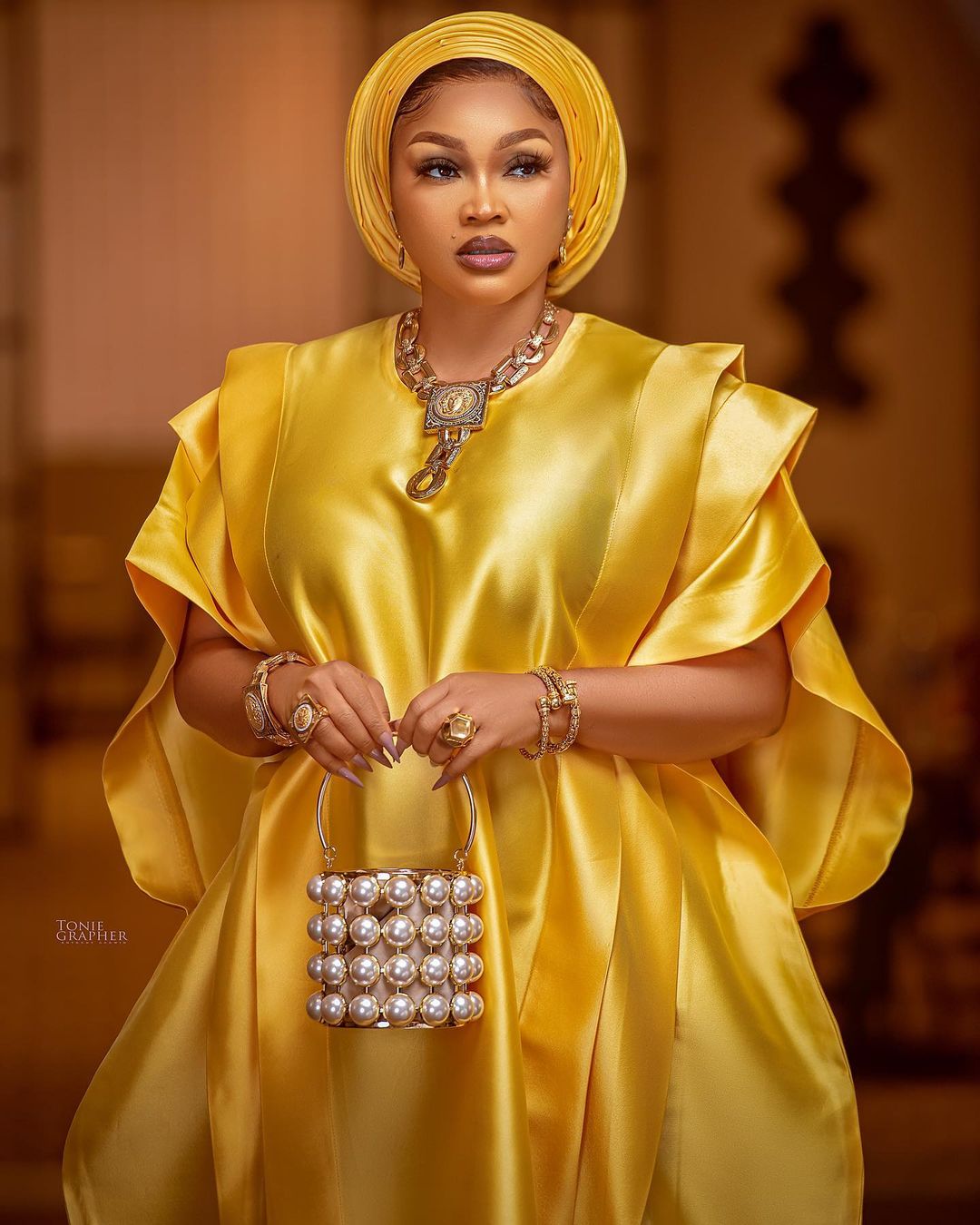 Mercy Aigbe's outfit