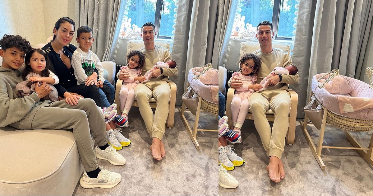“Now it’s time to be grateful for the life we just welcomed into the world” – Cristiano Ronaldo writes as he shares photo of his baby girl after tragedy