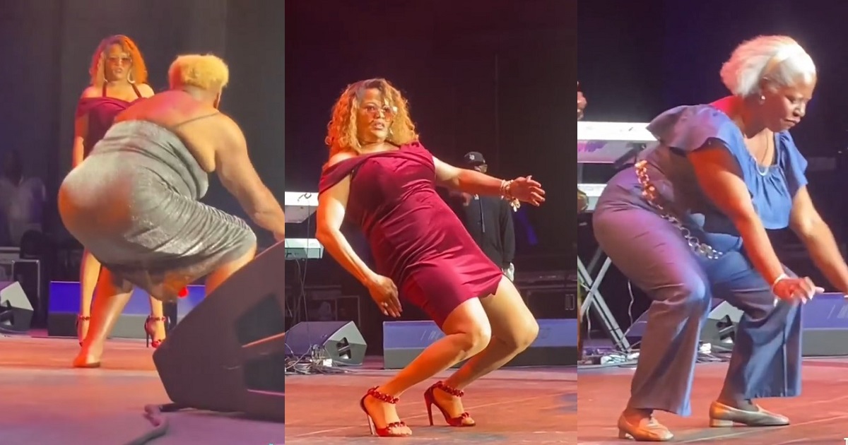 60+ year old women flaunt their twerking skills at a concert (Watch viral video)