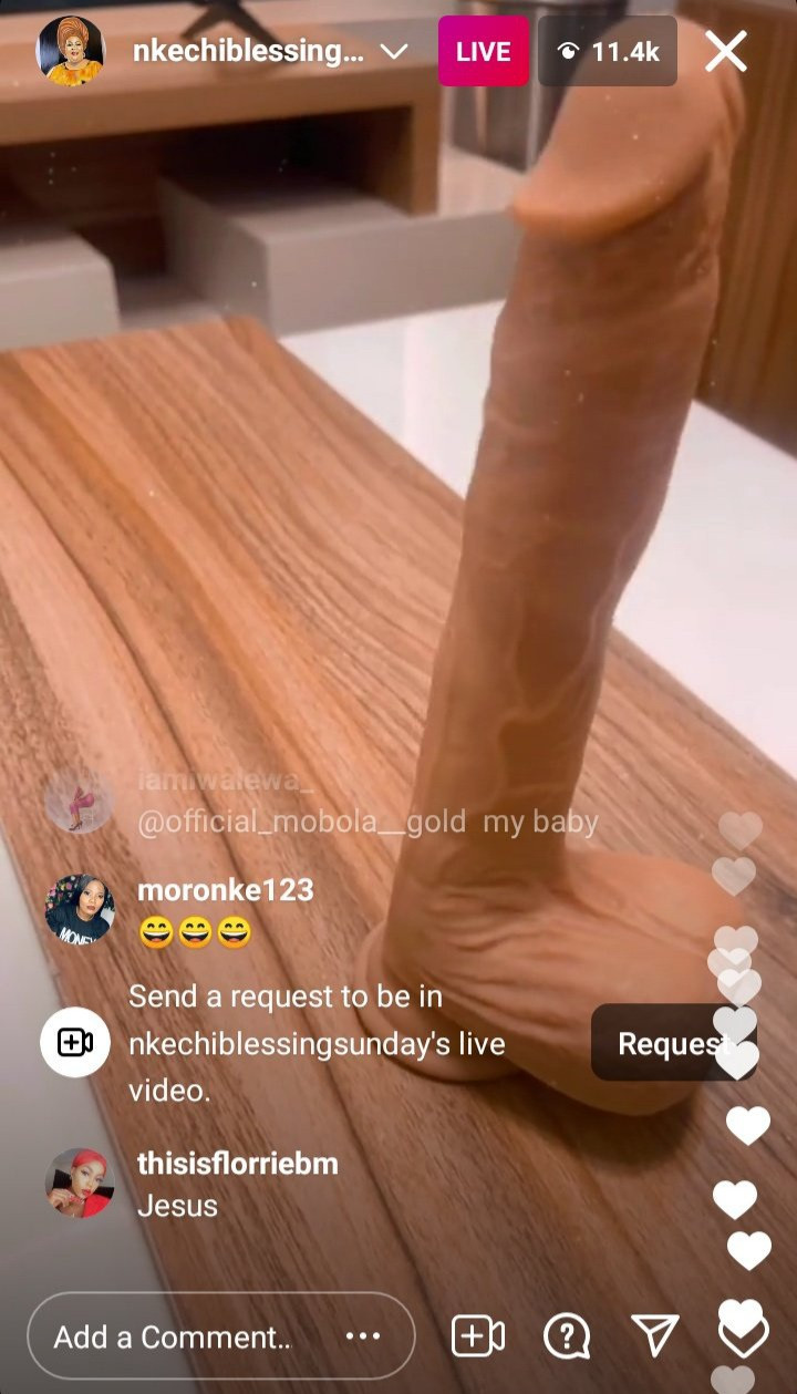 “I can’t cry because of pen!s that can’t do more than 2 seconds” – Nkechi Blessing shows off s3x toys that satisfy her as she blasts her husband’s s3x game (video) 5 624ea3df76538