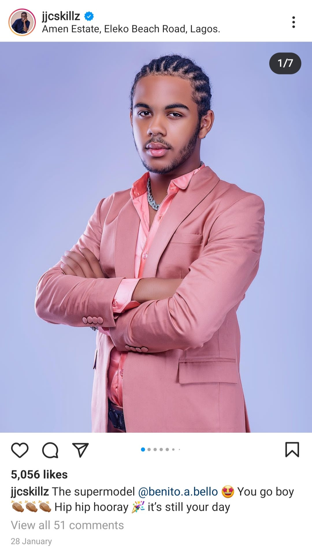 JJC Skillz deletes photo of his older son Benito from his Instagram page after the young man called out his wife Funke Akindele 4 6259e2d8ed111